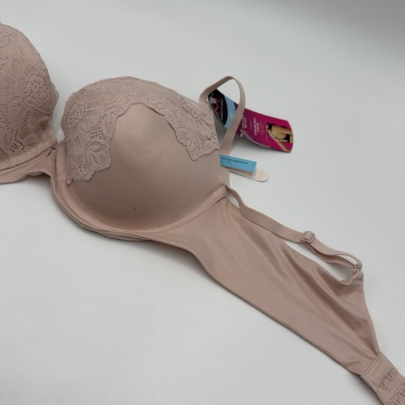 NWT Maidenform Convertible Lift Bra – Nude 34C, Soft Lace details - Picture 8 of 9